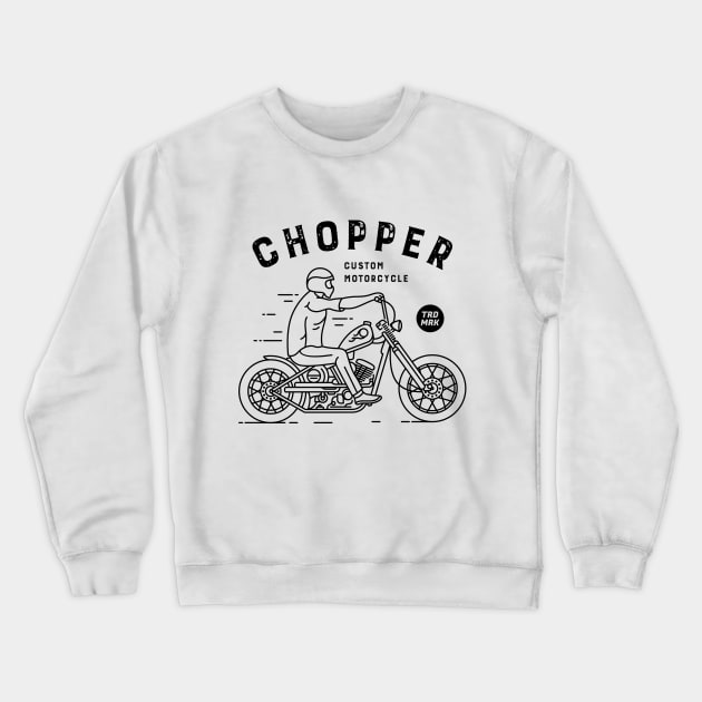 Chopper 1 Crewneck Sweatshirt by VEKTORKITA